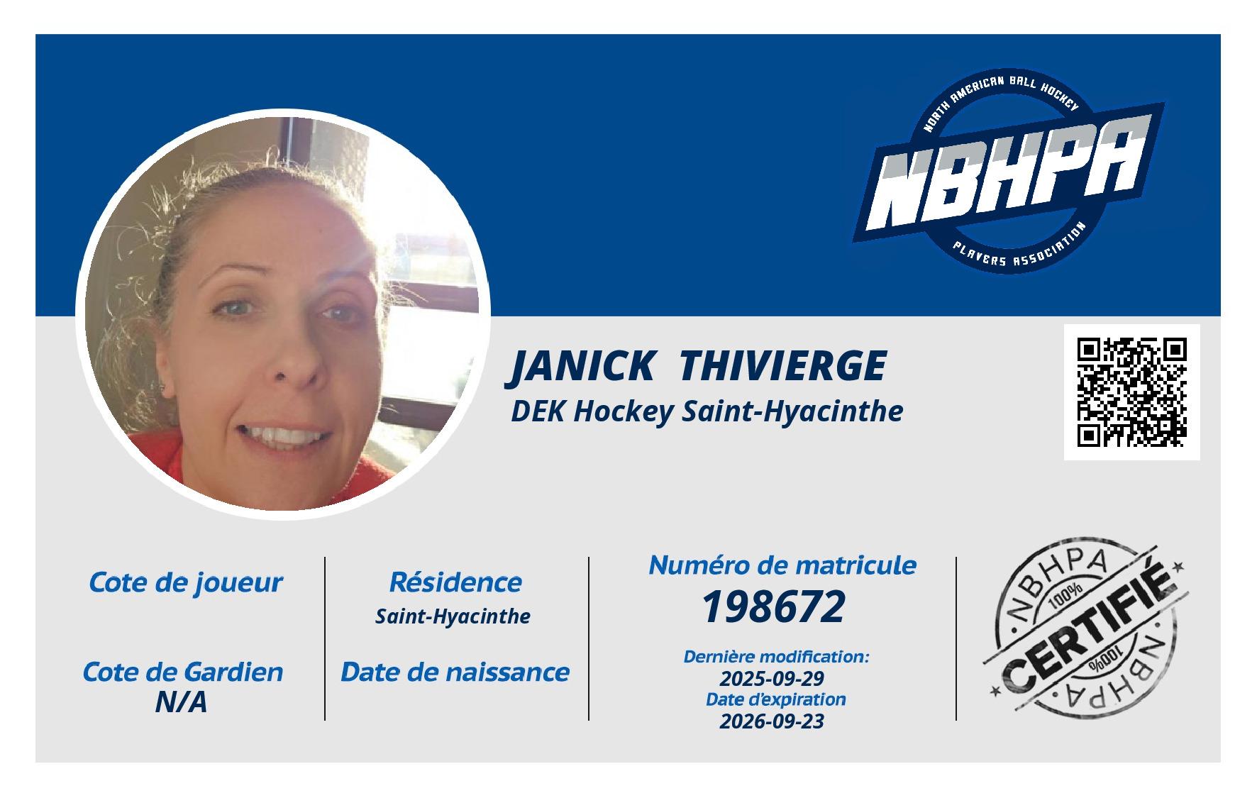 Janick  Thivierge 