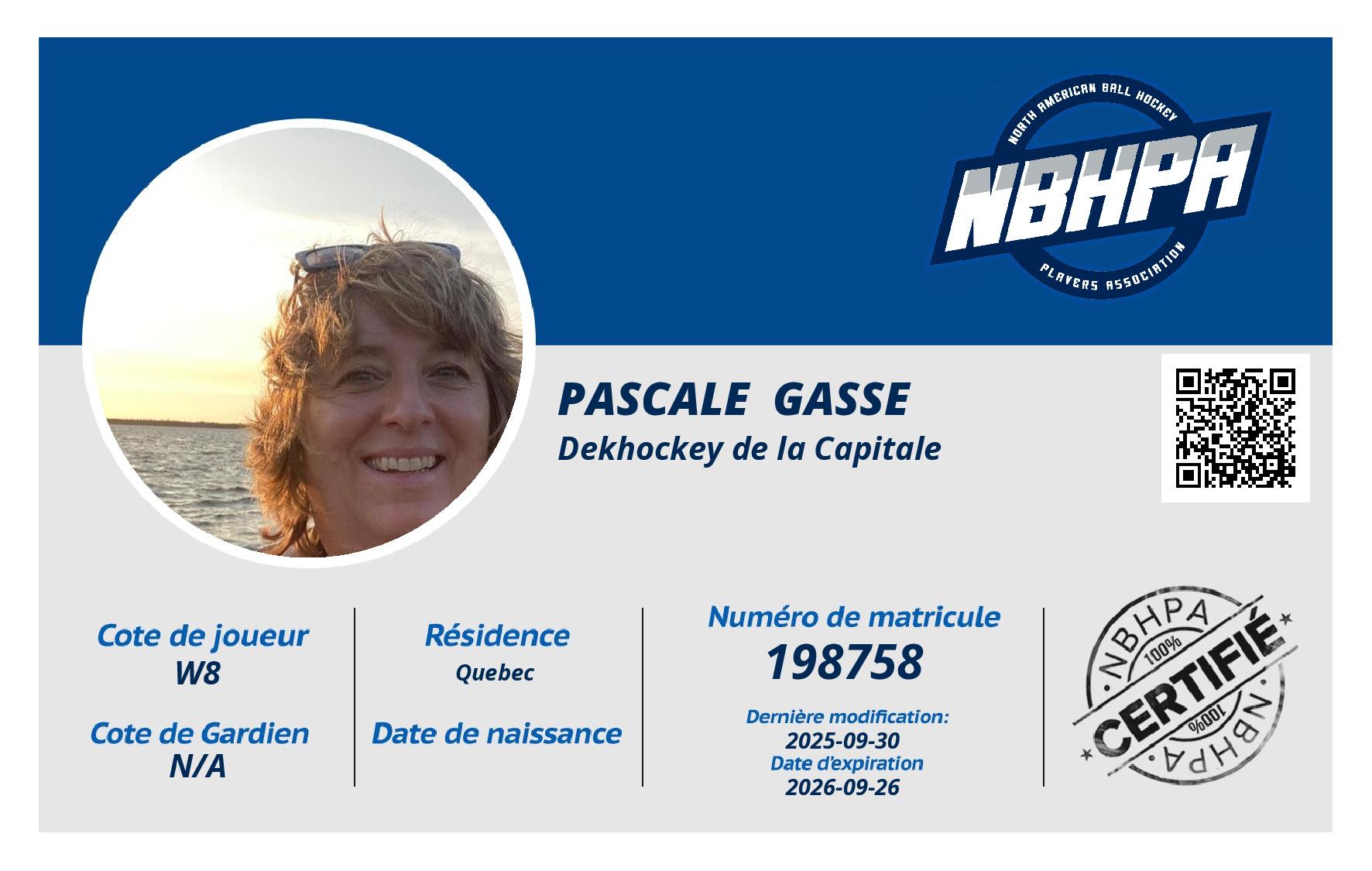 Pascale  Gasse