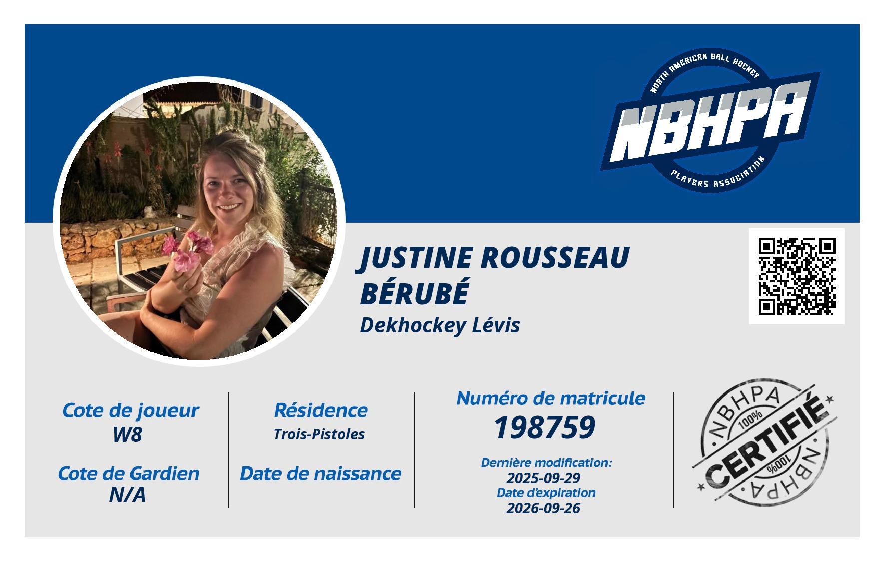 Justine Rousseau Bérubé 