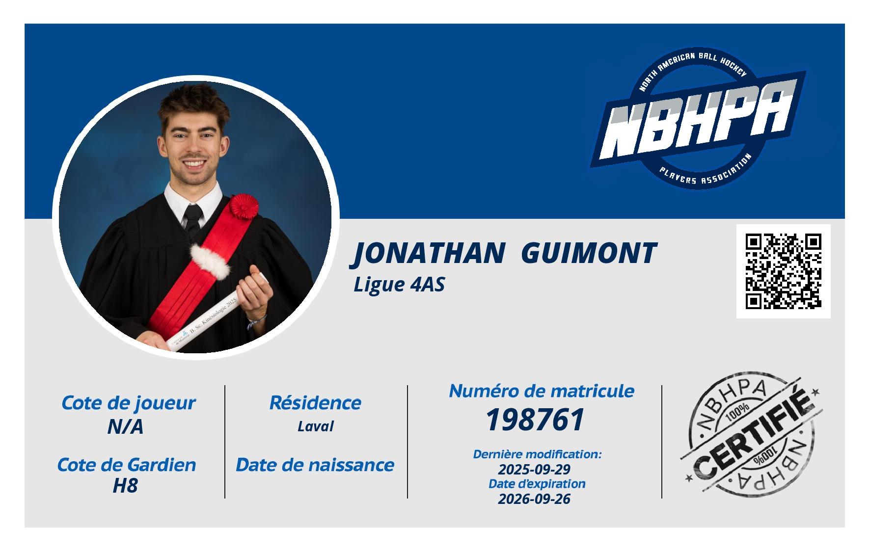 Jonathan  Guimont 