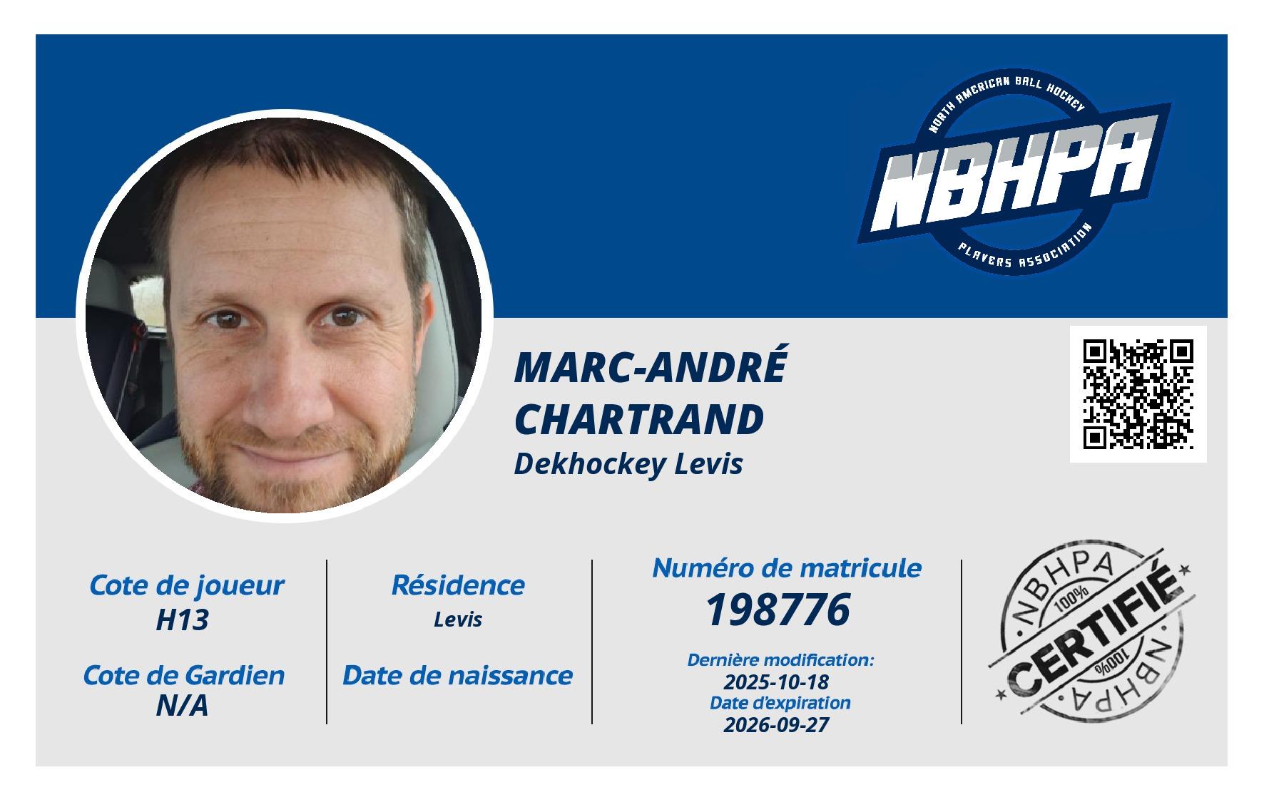 Marc-André  Chartrand