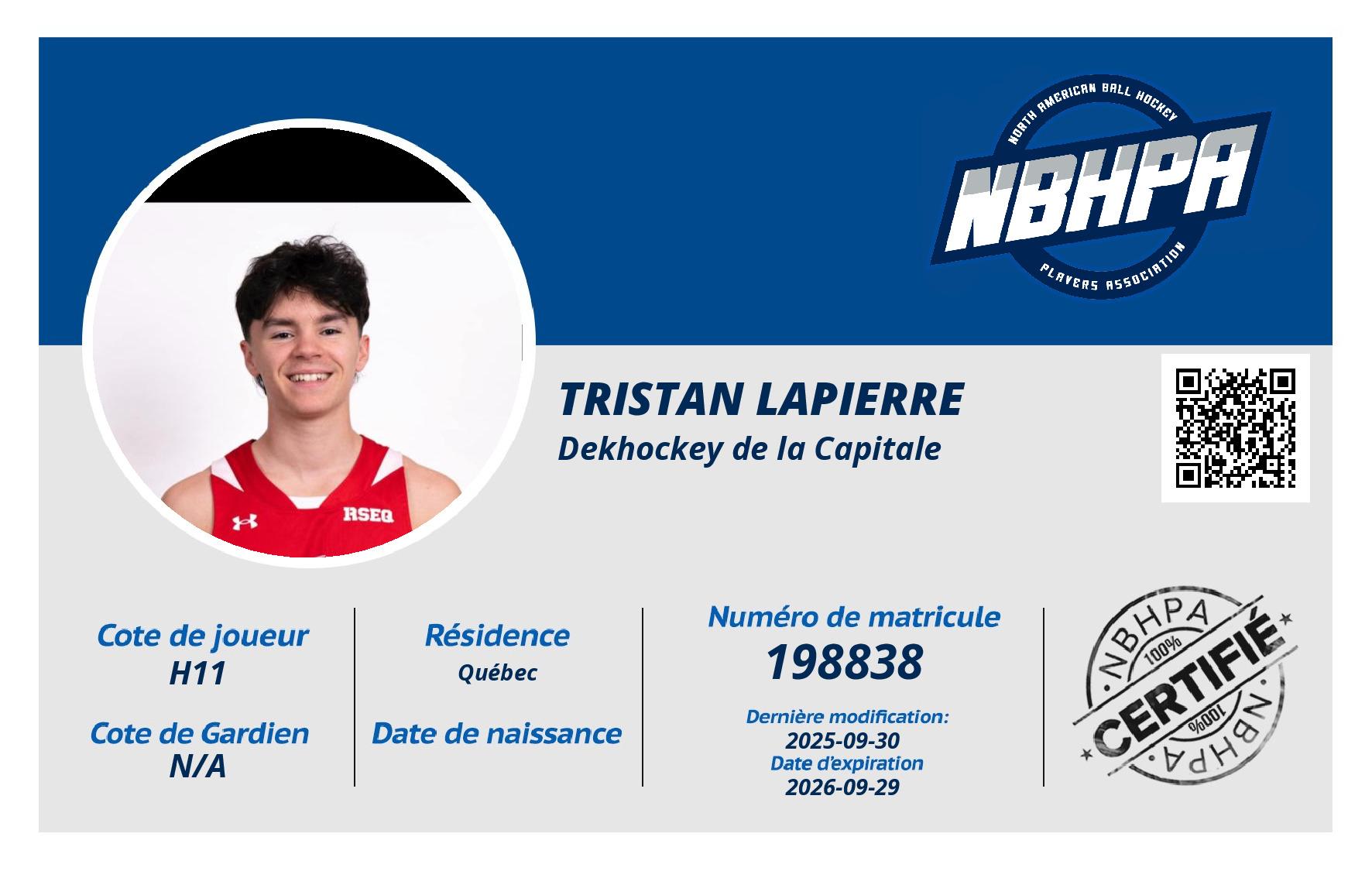 Tristan Lapierre