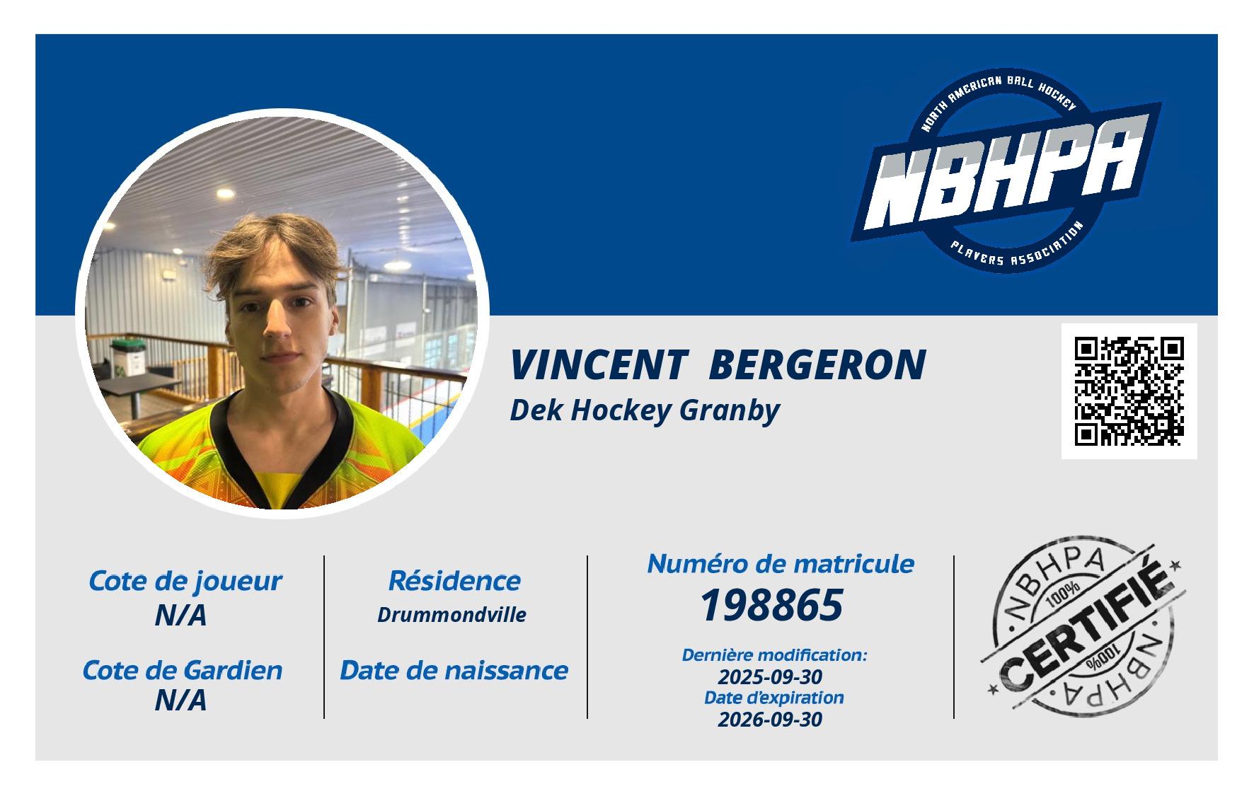 Vincent  Bergeron