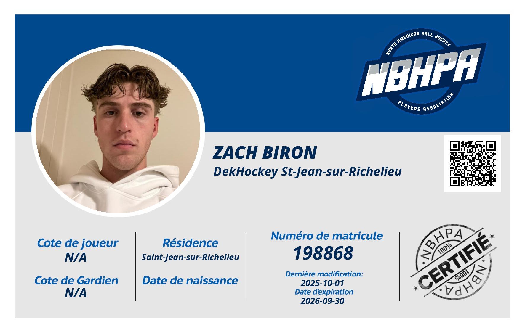 Zach Biron