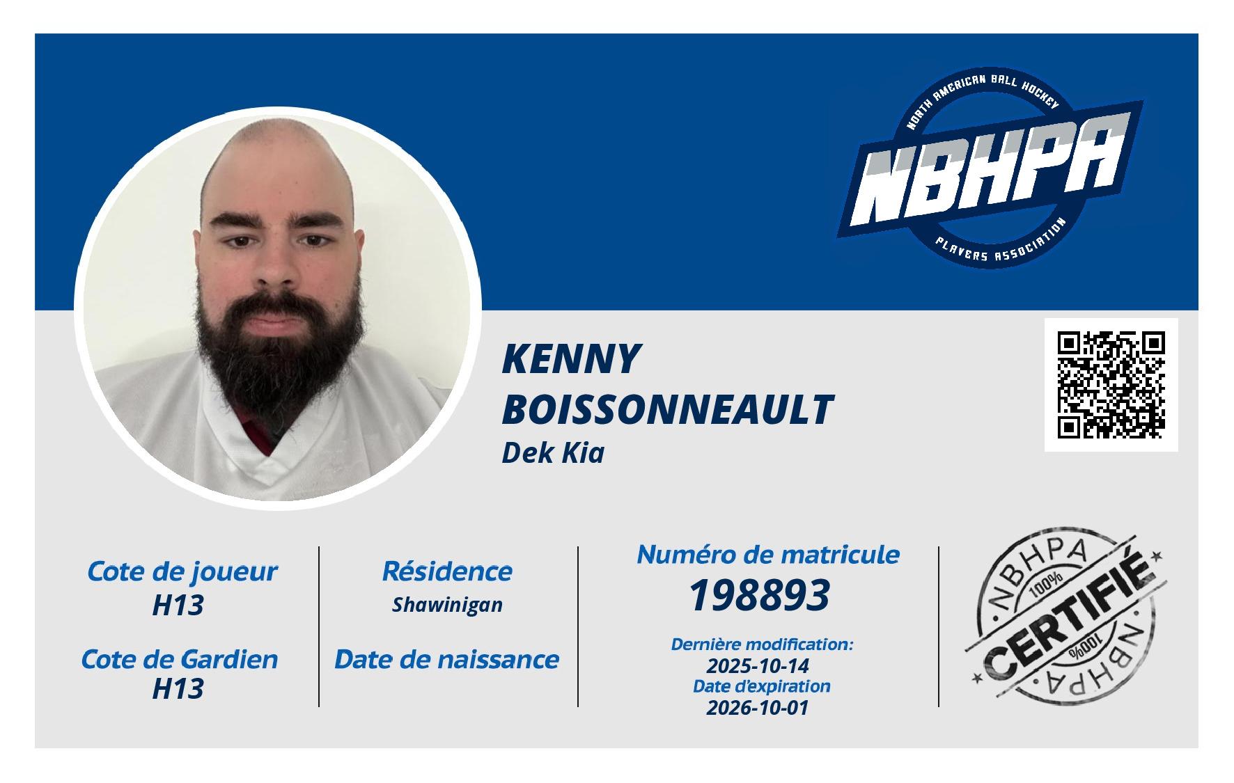 Kenny Boissonneault