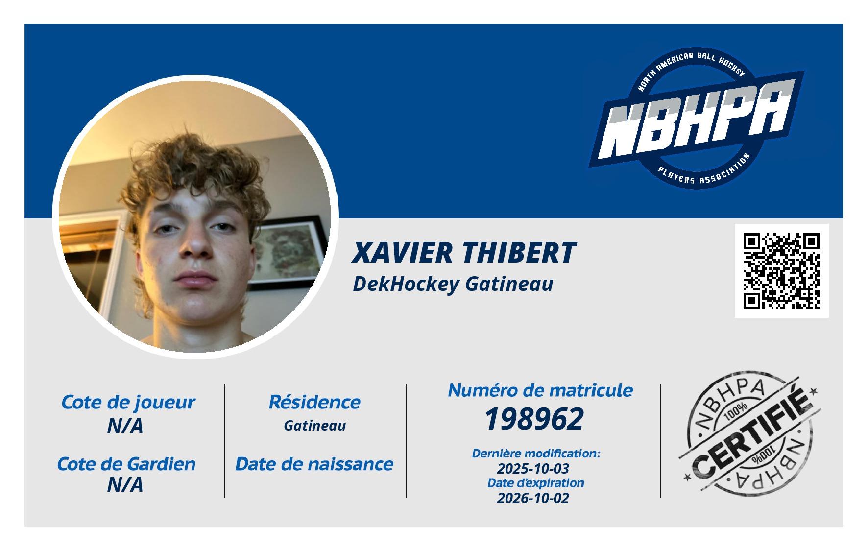 Xavier Thibert