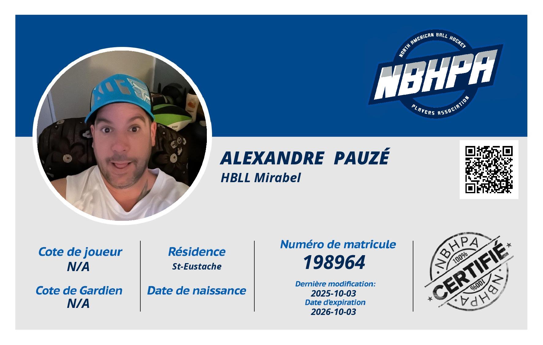 Alexandre  Pauzé 