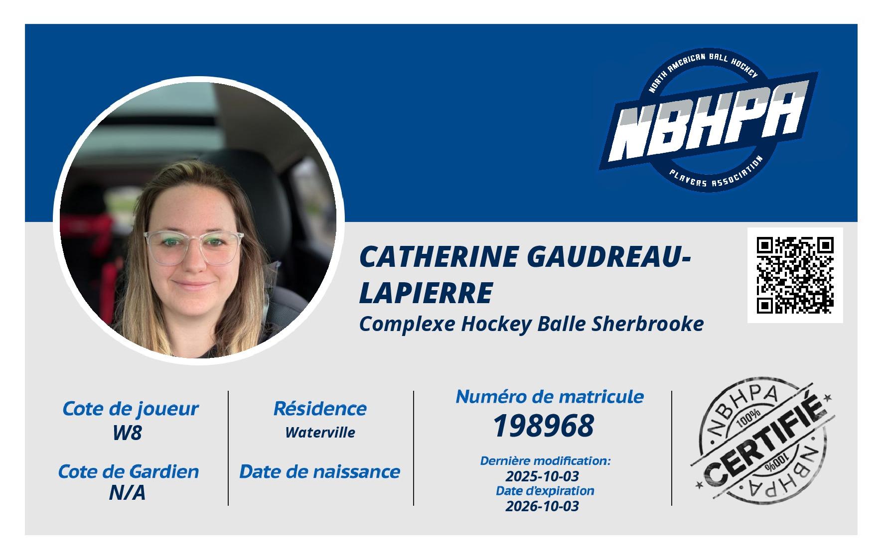 Catherine Gaudreau-Lapierre