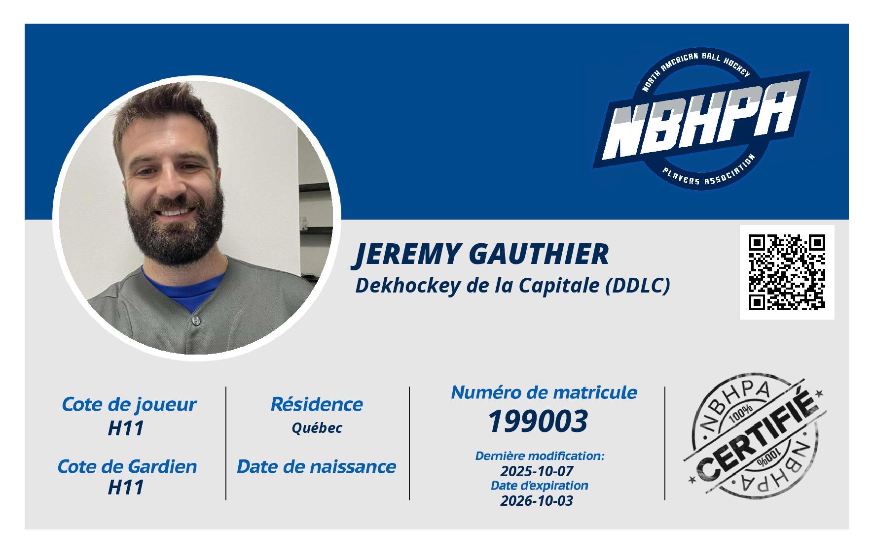 Jeremy Gauthier