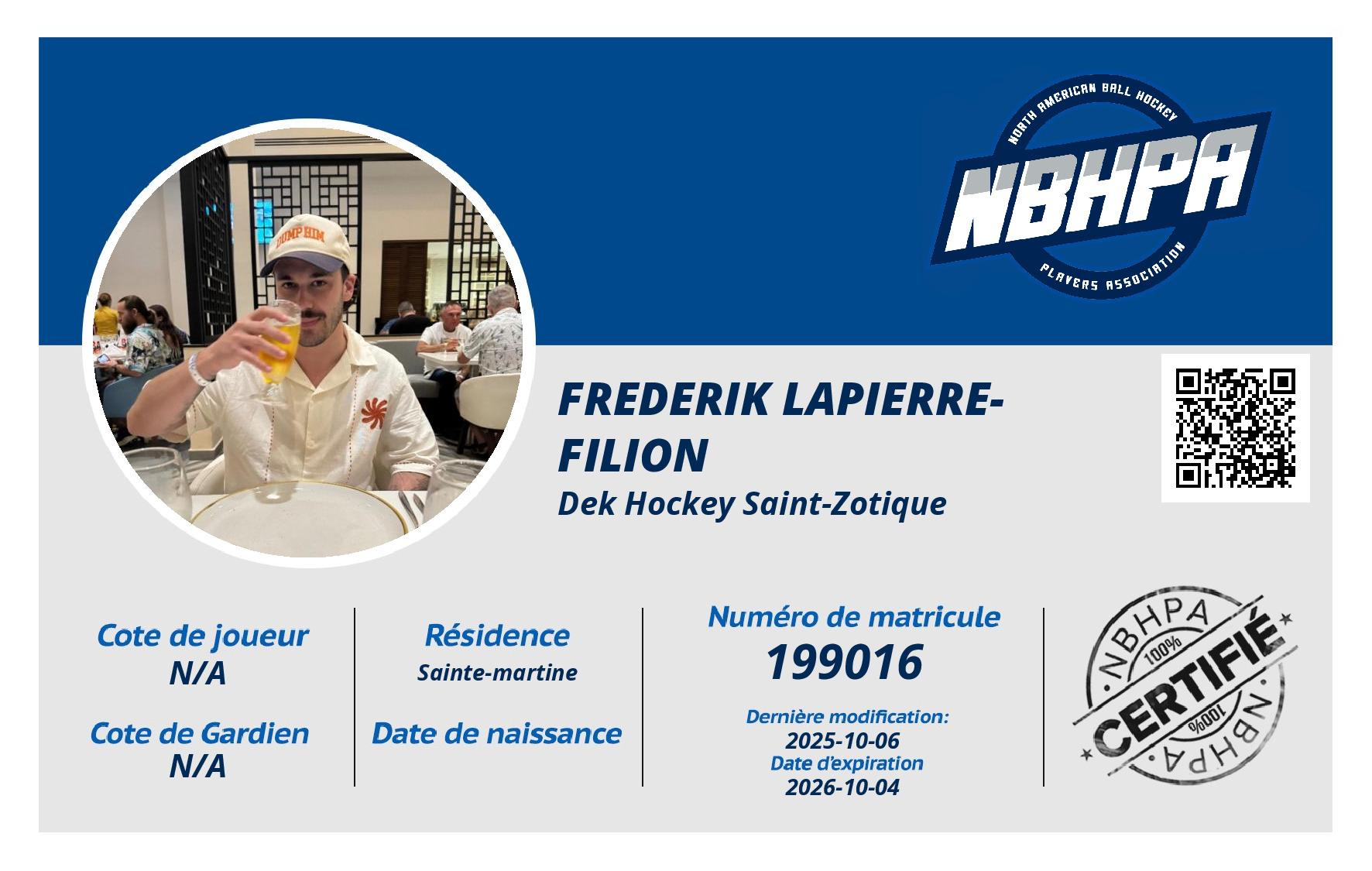 frederik Lapierre-Filion