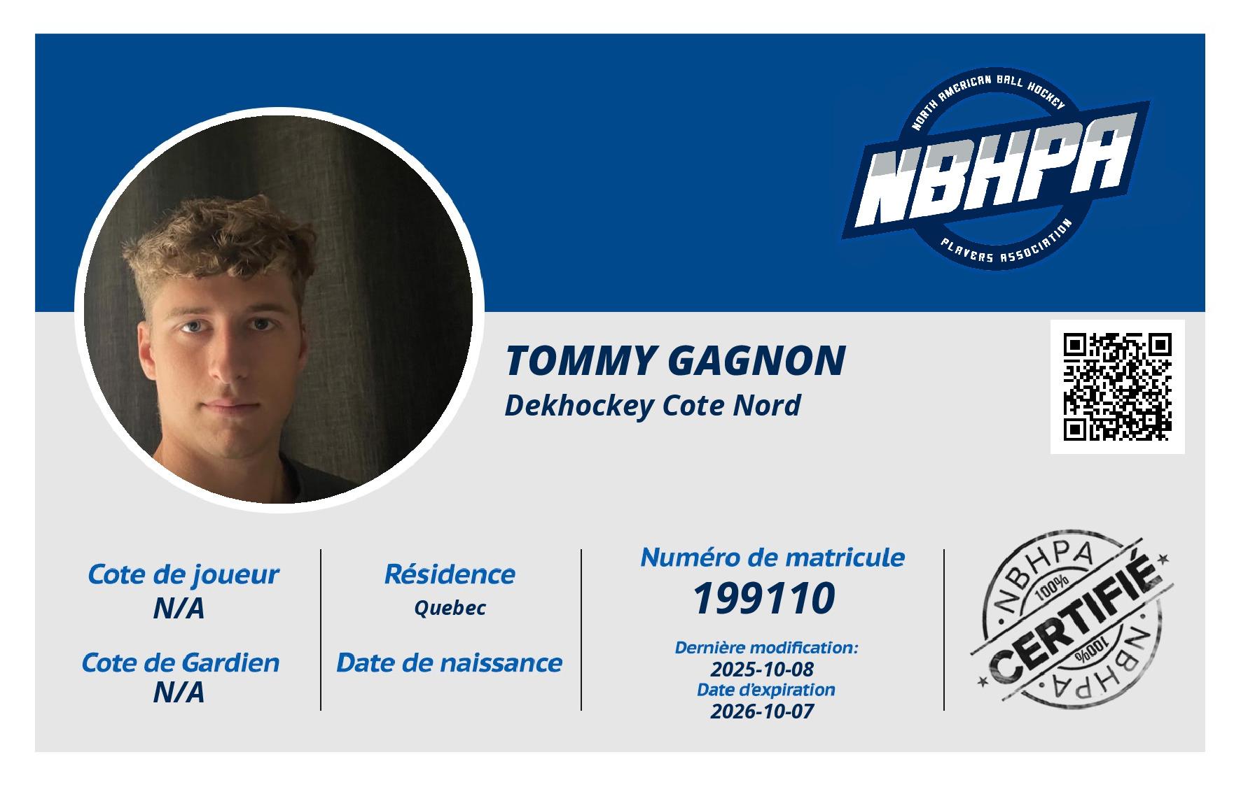 Tommy Gagnon