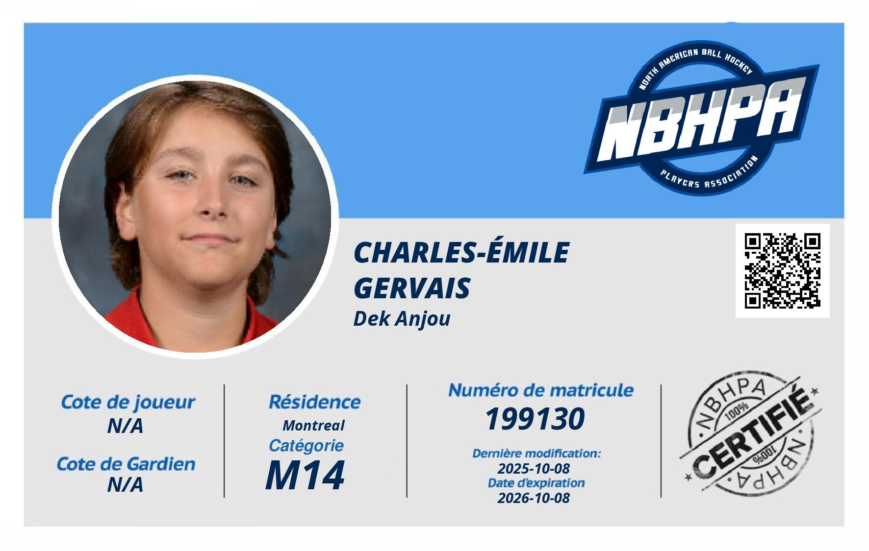 Charles-Émile  Gervais 