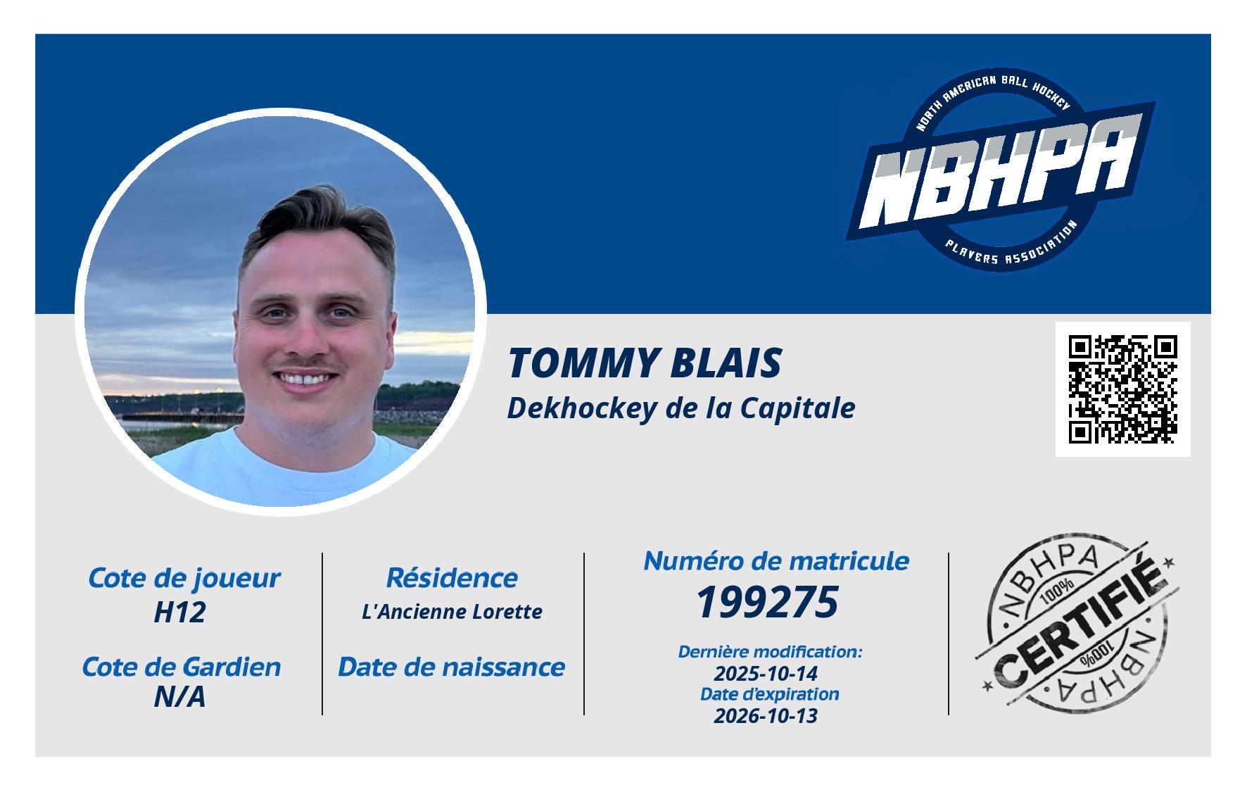 Tommy Blais
