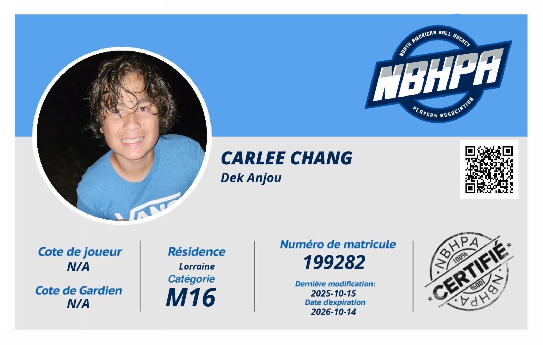 Carlee Chang
