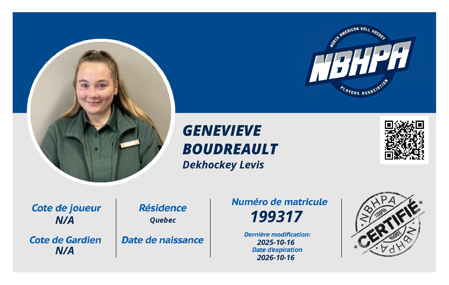 Genevieve Boudreault