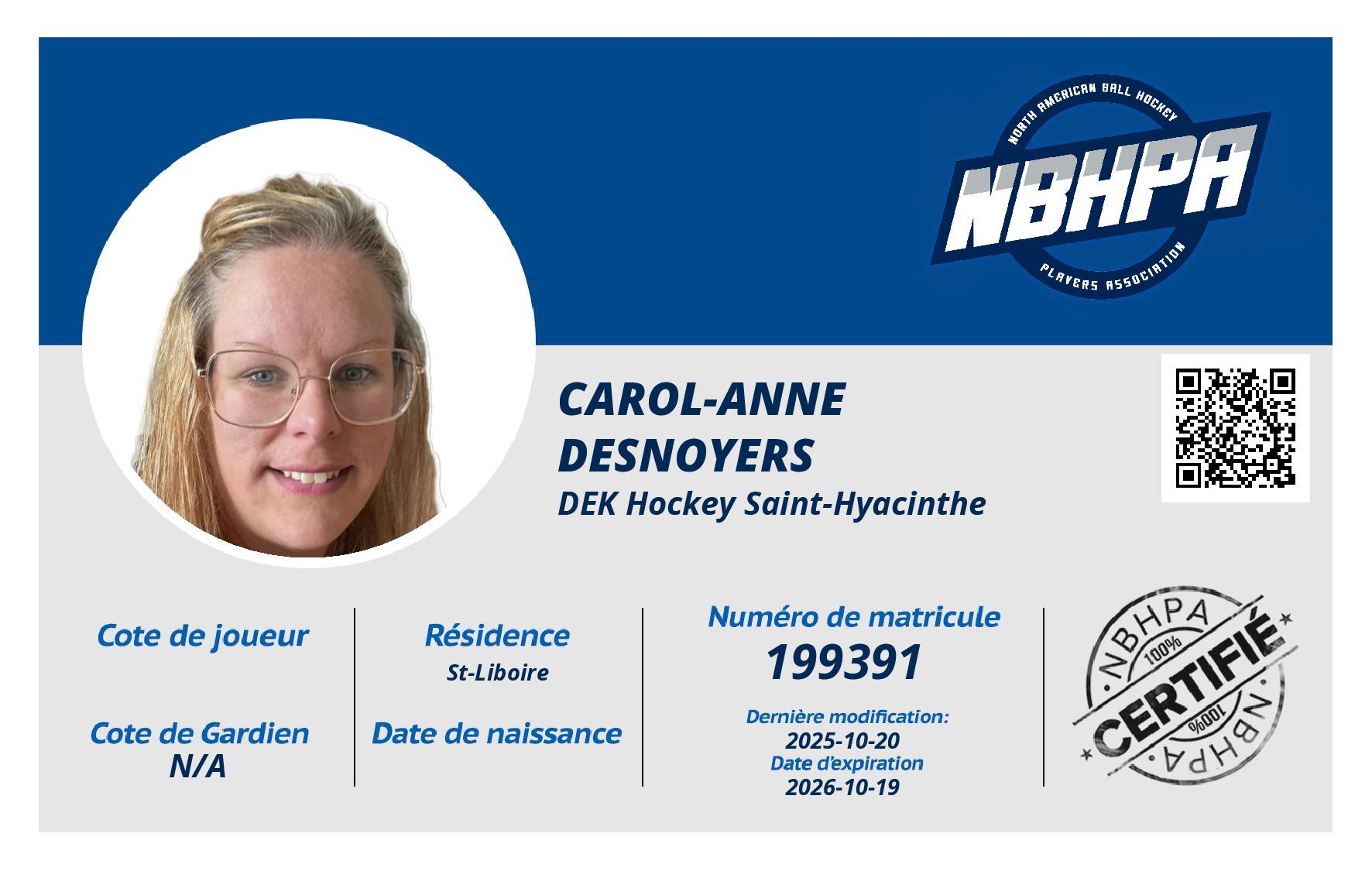 Carol-Anne  Desnoyers