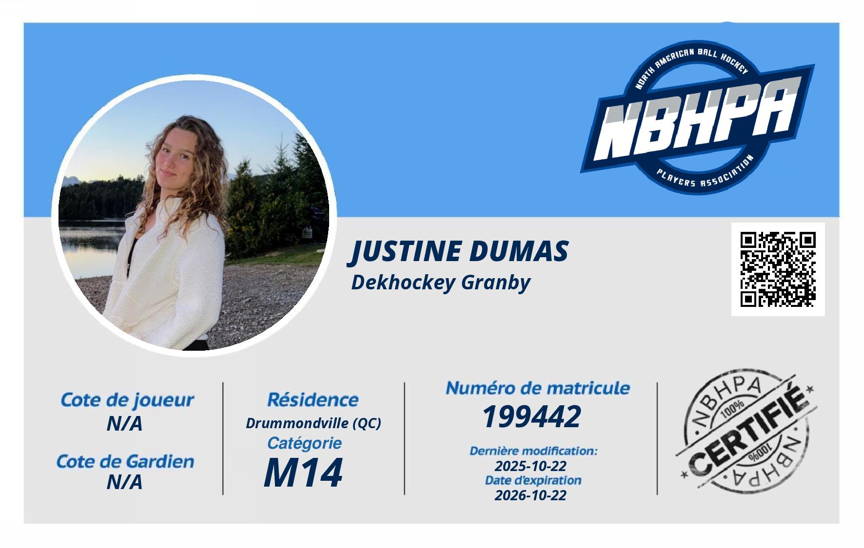 Justine Dumas