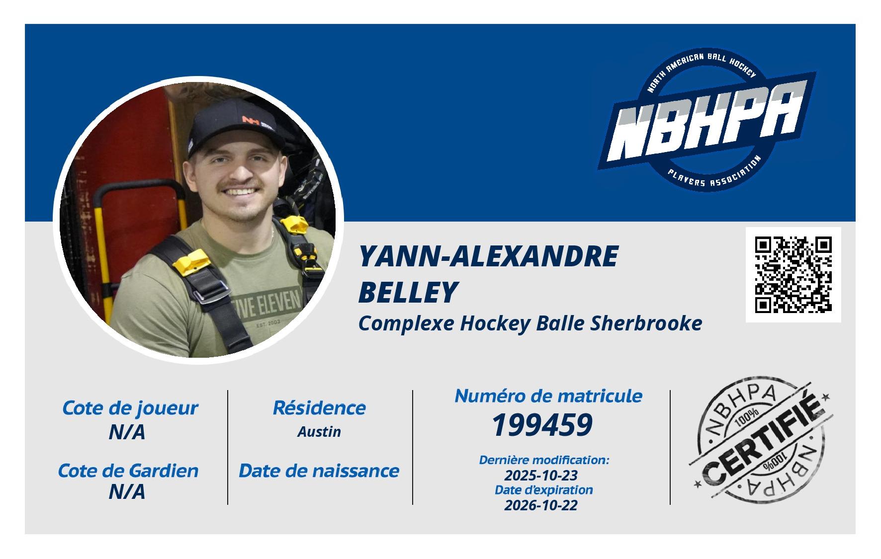 Yann-Alexandre Belley