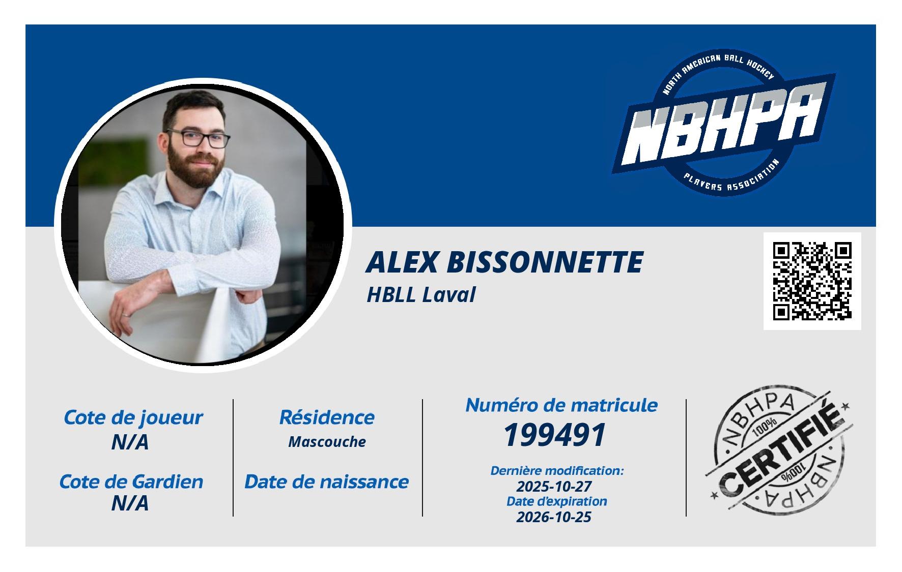 Alex Bissonnette