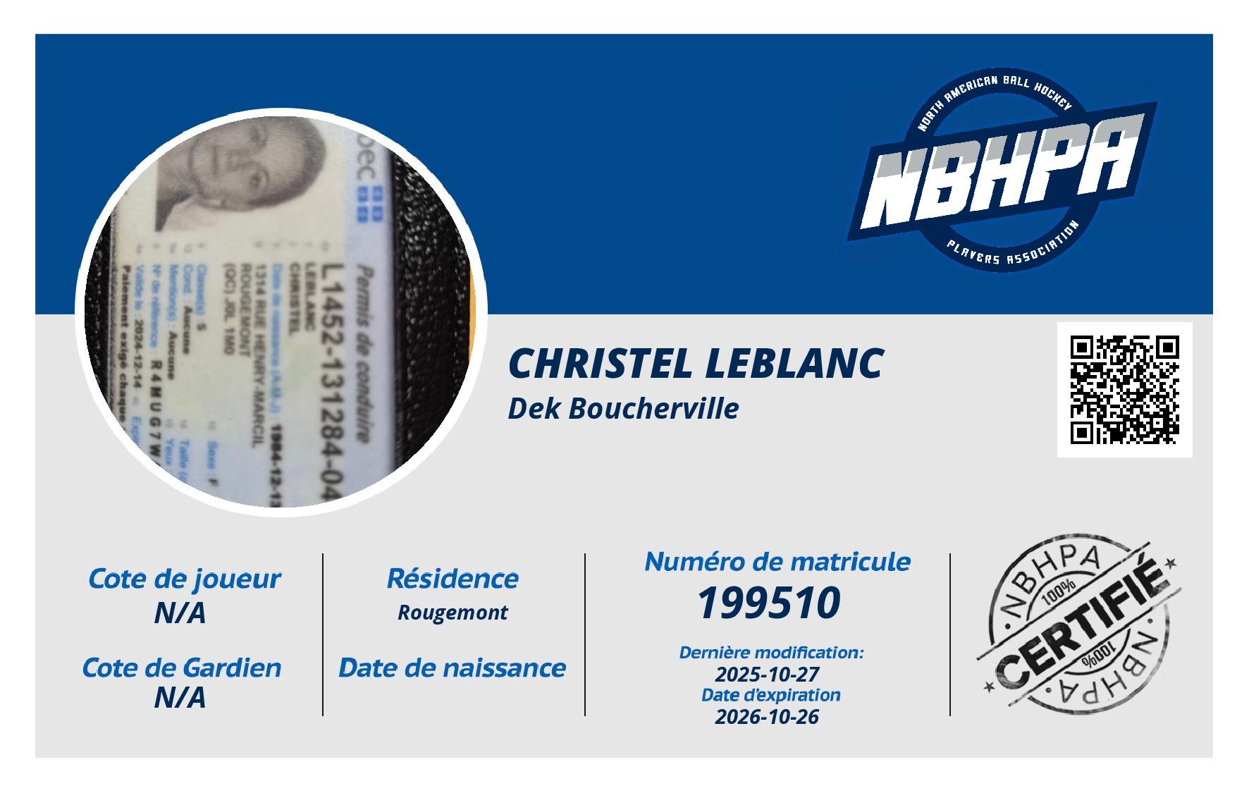 Christel LEBLANC