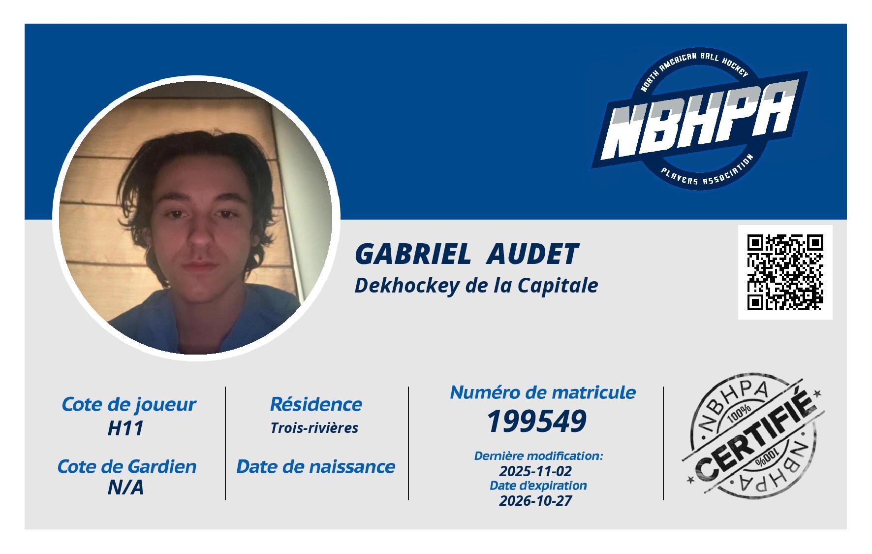 Gabriel  Audet 