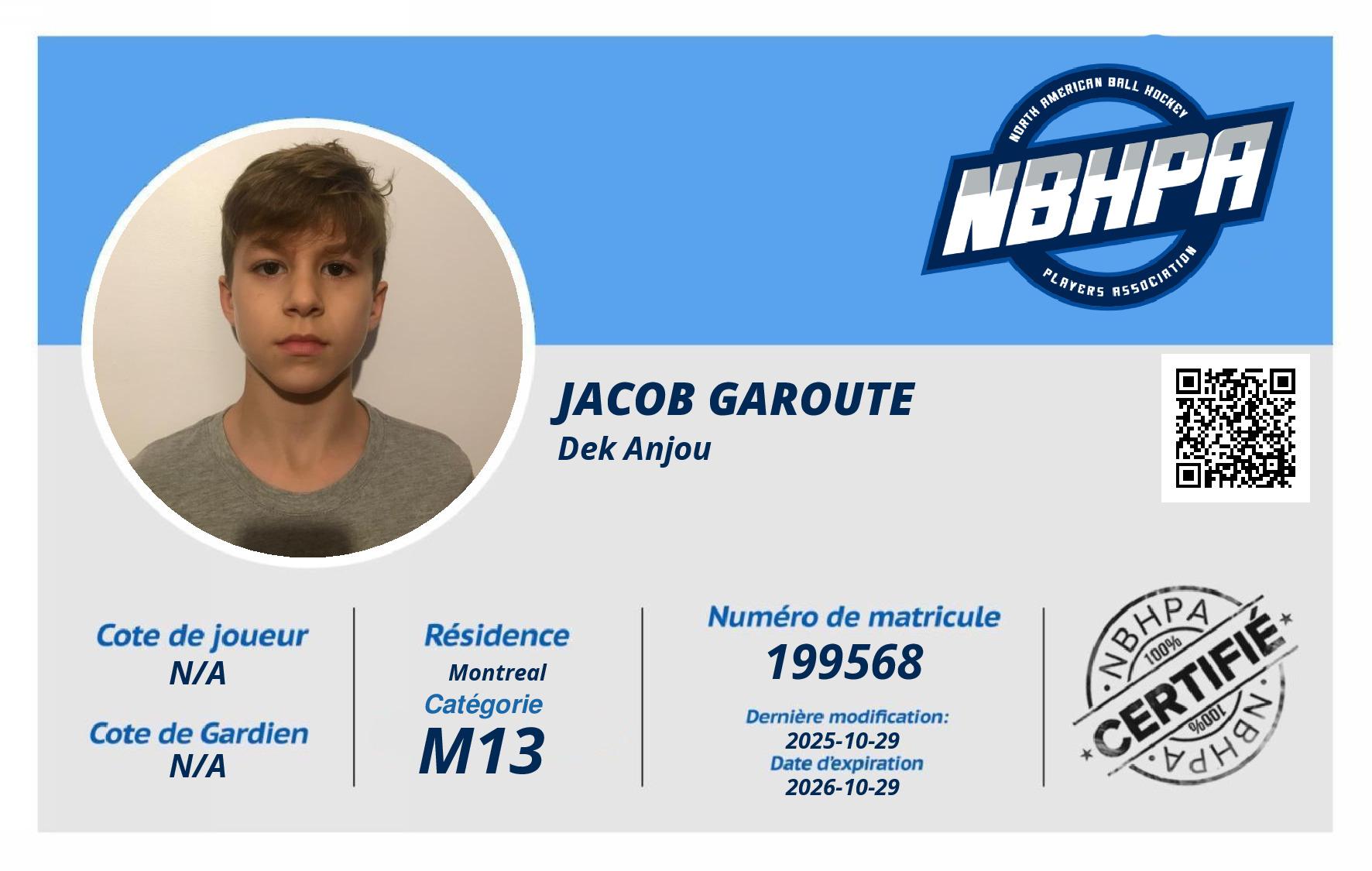 Jacob Garoute