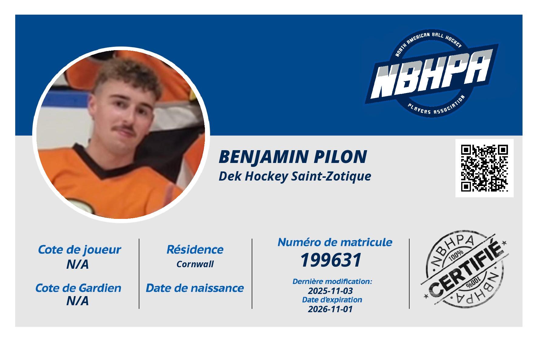 Benjamin Pilon