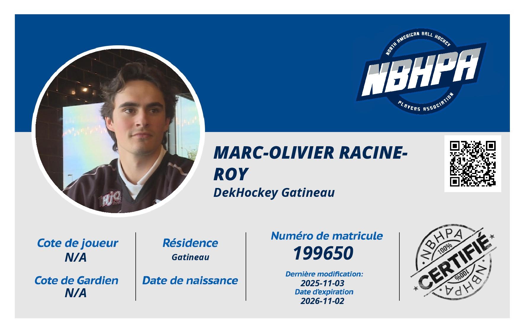 Marc-Olivier Racine-Roy