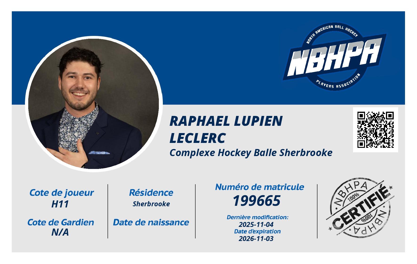 Raphael Lupien Leclerc