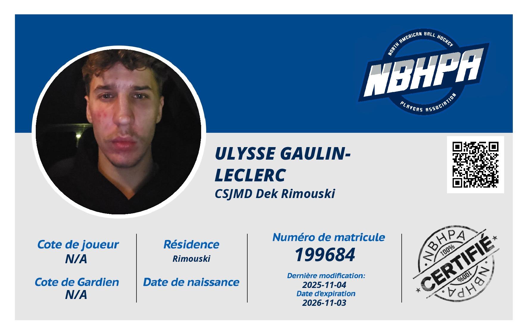 Ulysse Gaulin-Leclerc