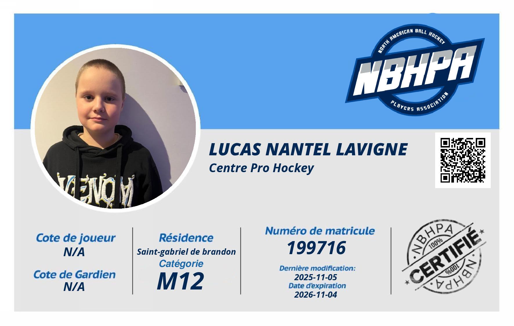 Lucas Nantel Lavigne