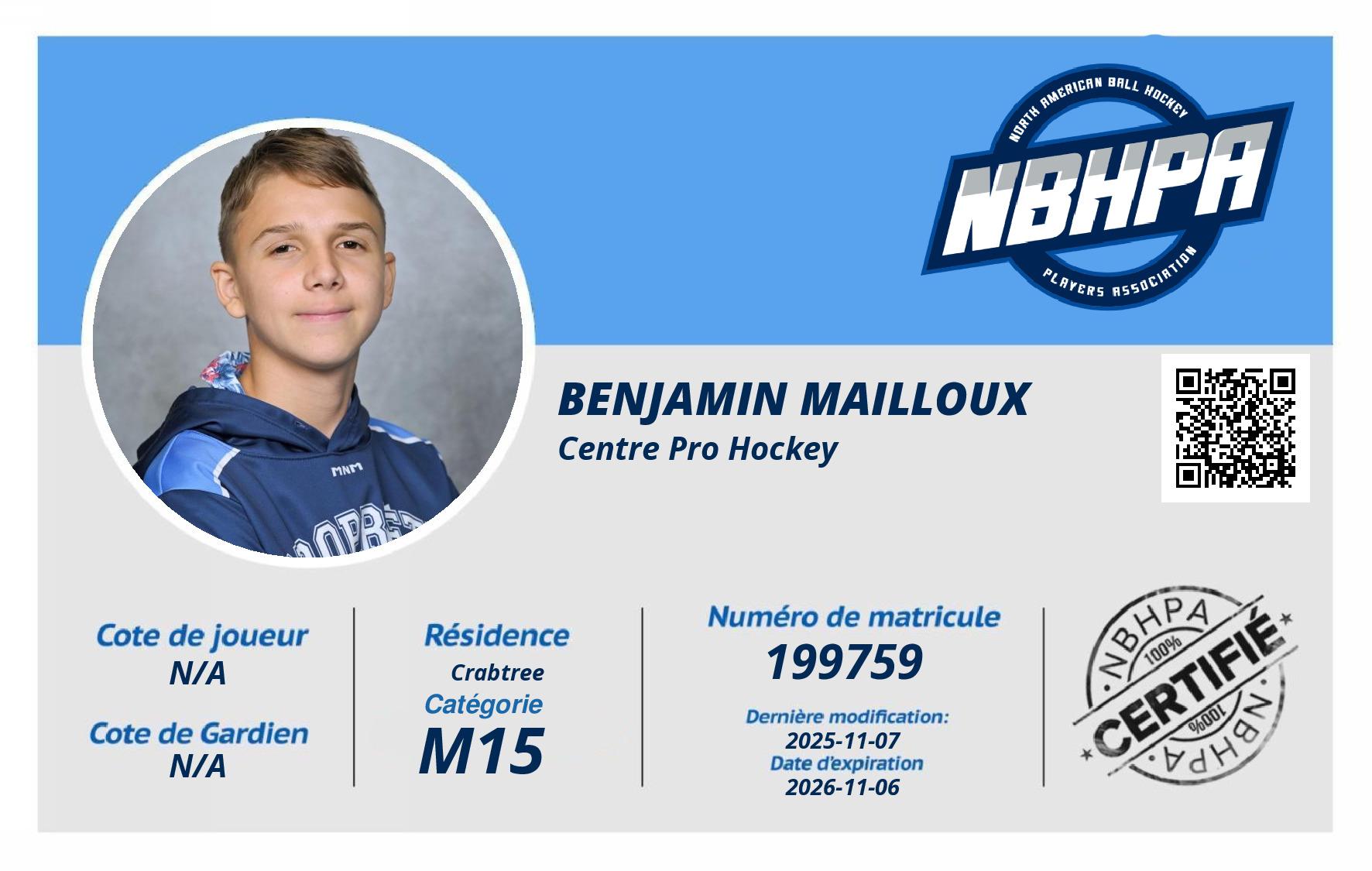 Benjamin Mailloux