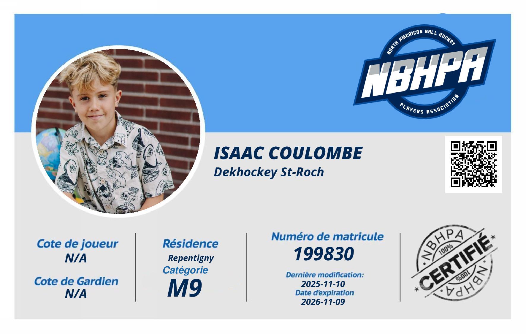 Isaac Coulombe