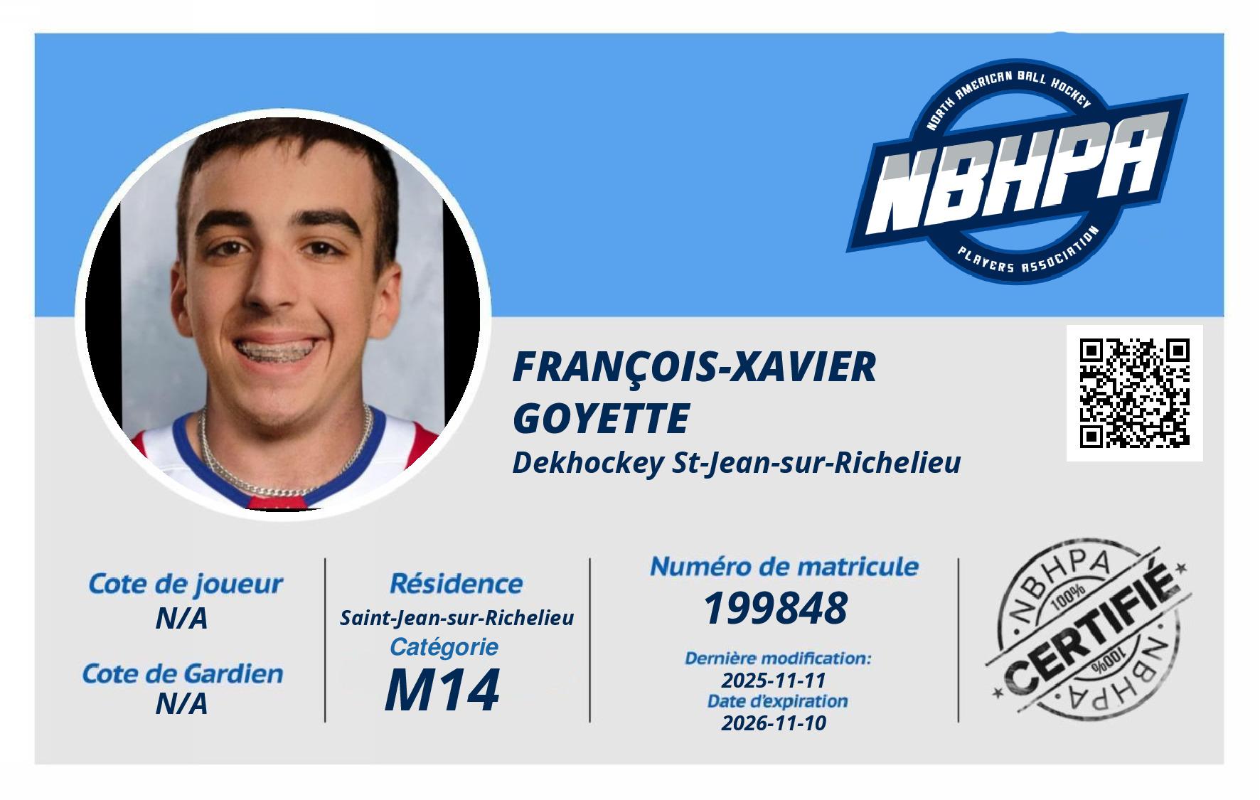 François-Xavier  Goyette