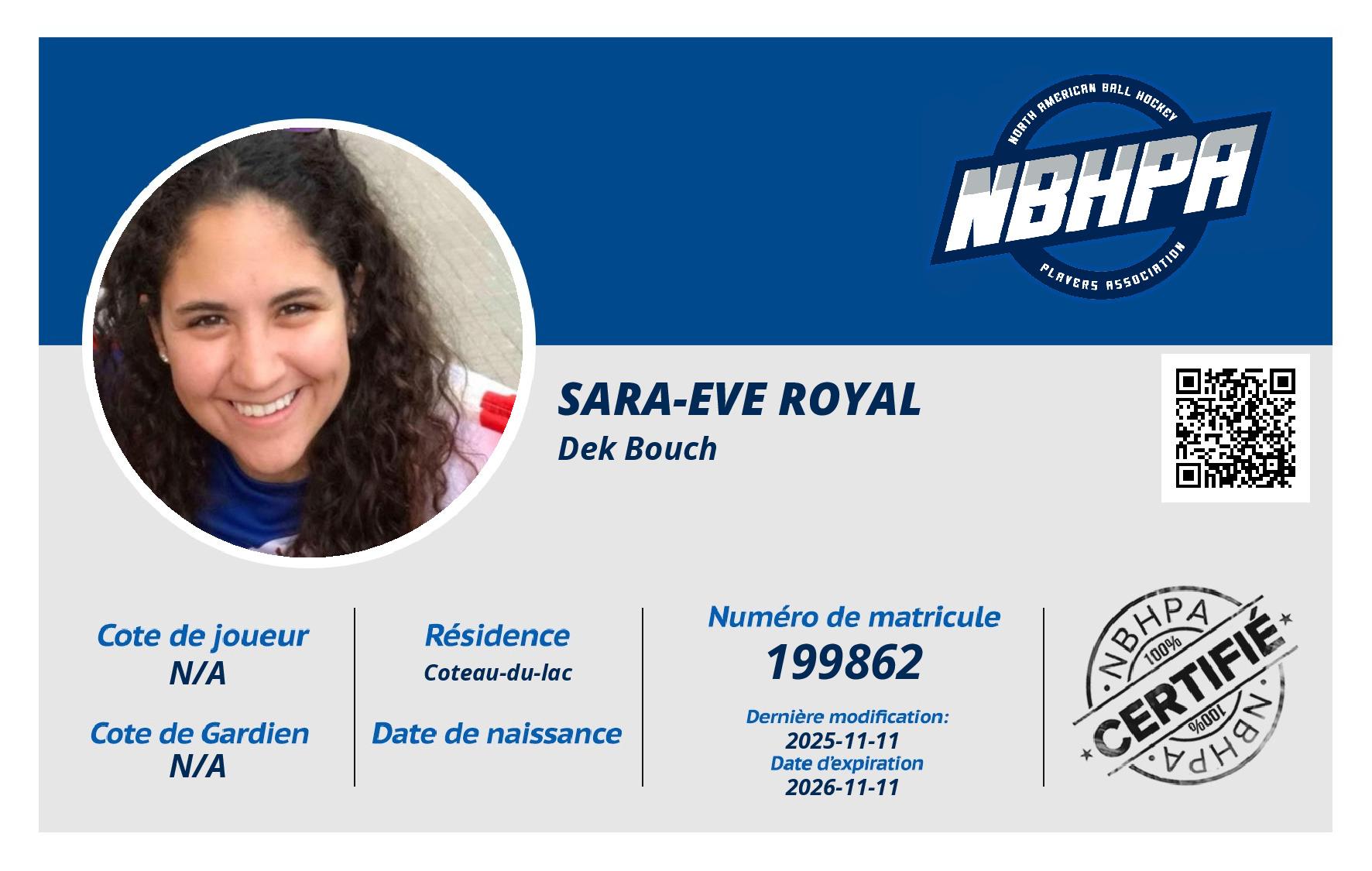 Sara-Eve Royal