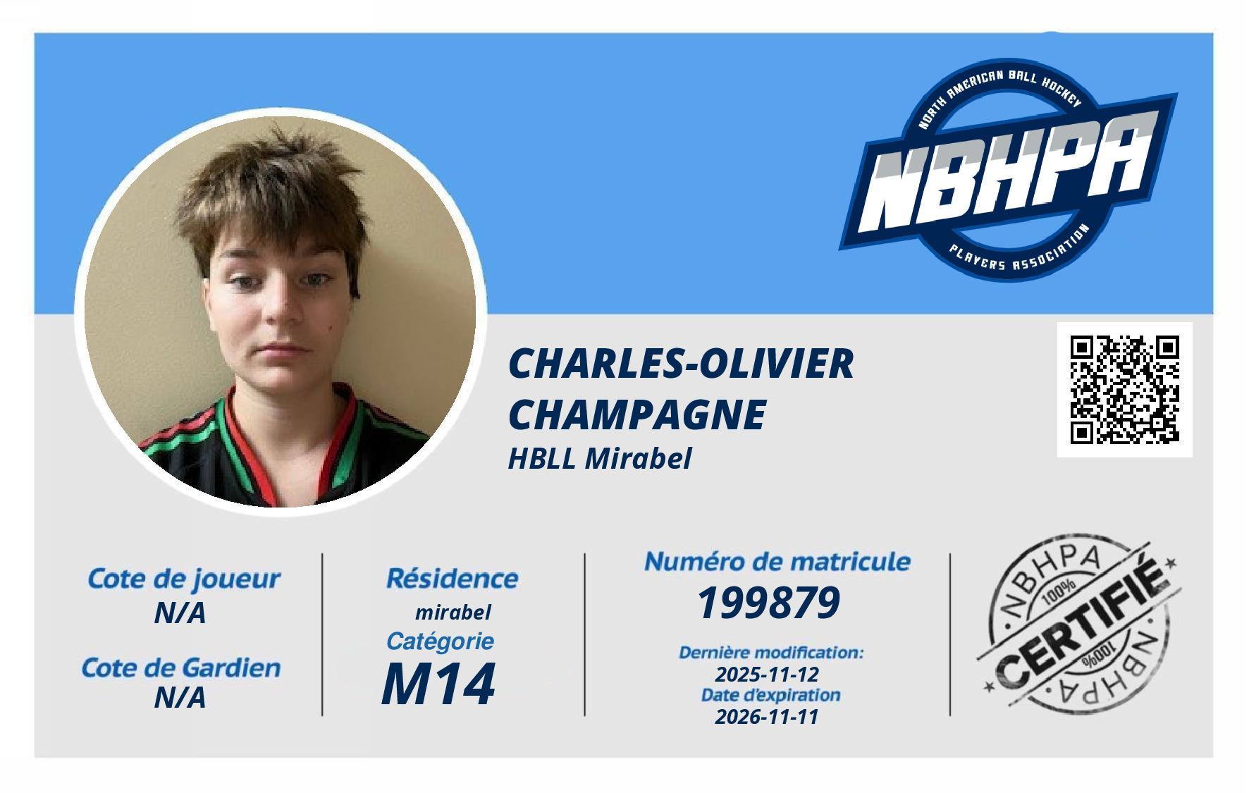 Charles-Olivier Champagne