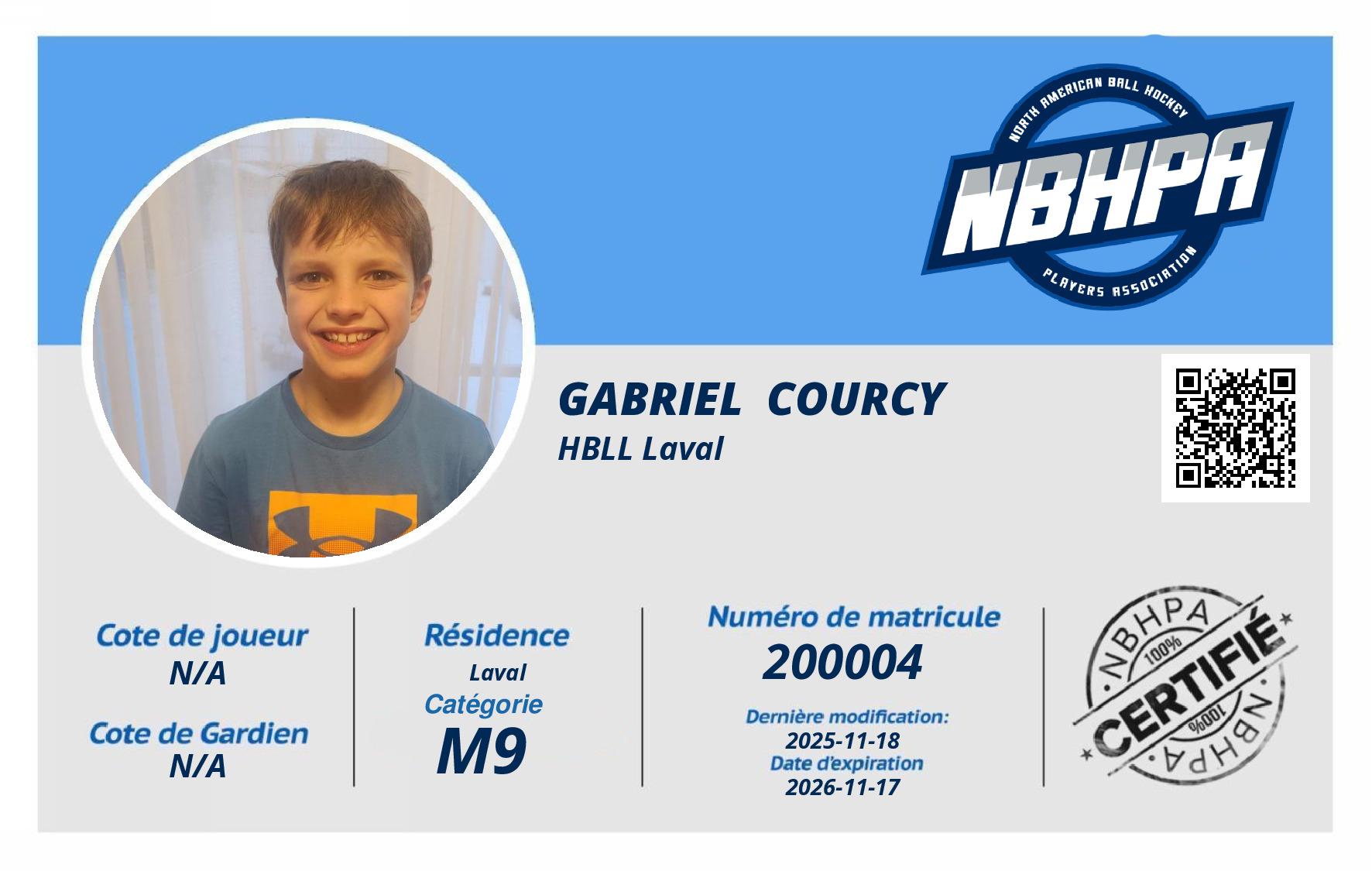 Gabriel  Courcy