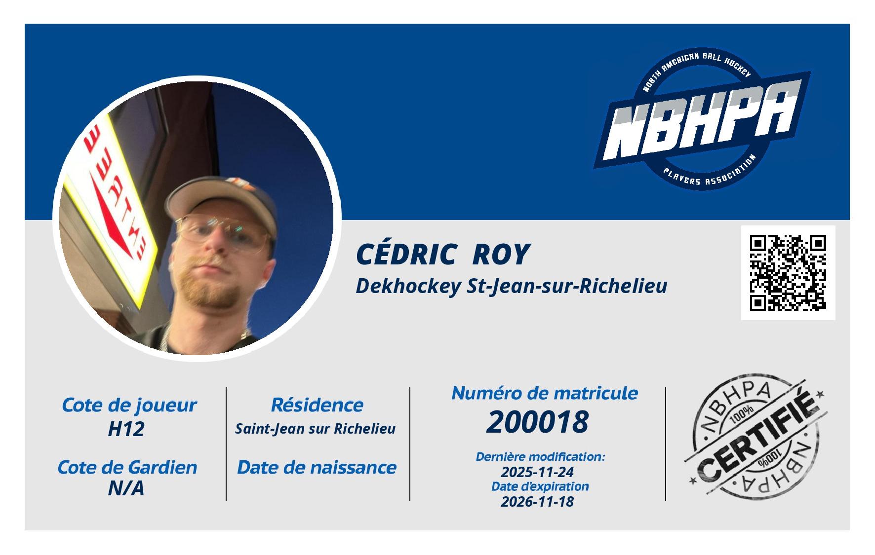 Cédric  Roy 