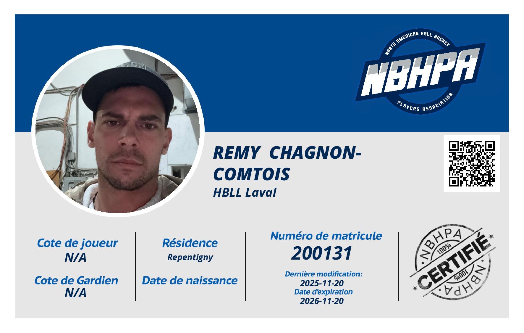 Remy  Chagnon-Comtois