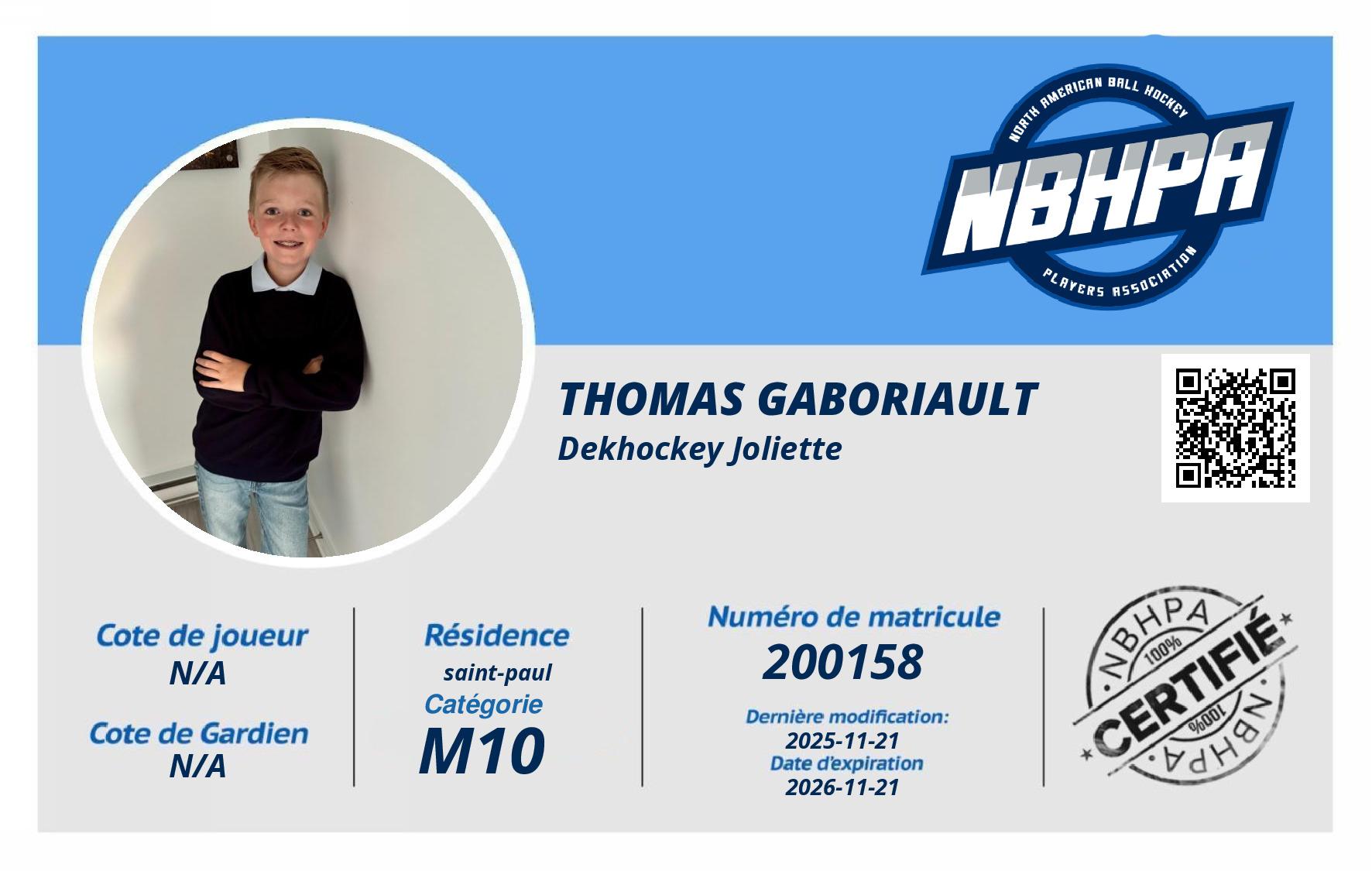 Thomas Gaboriault