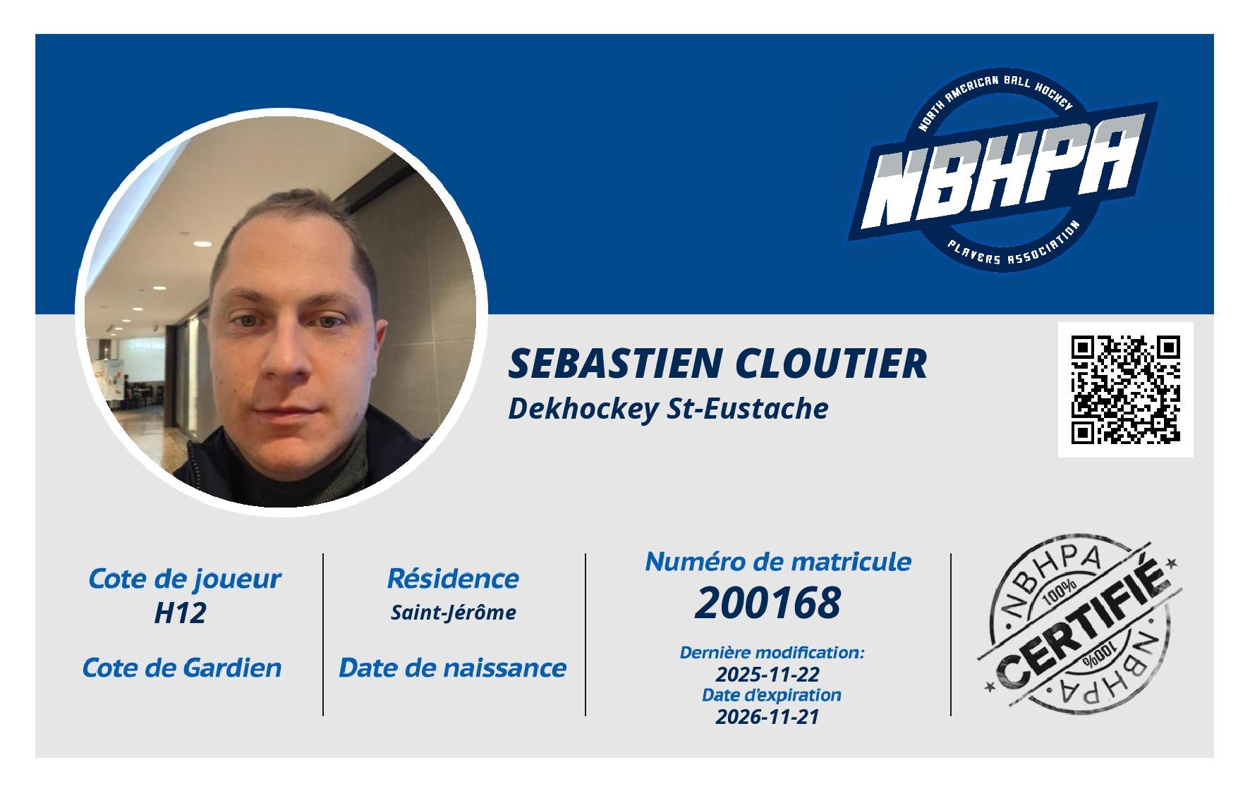 Sebastien Cloutier