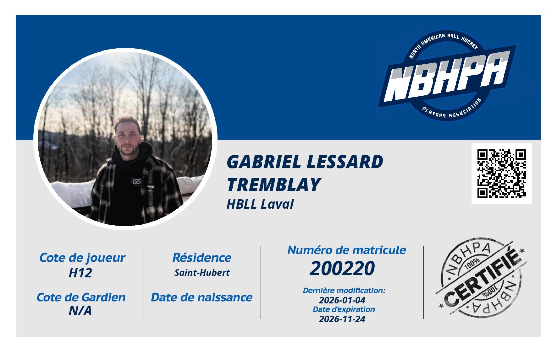 Gabriel Lessard Tremblay