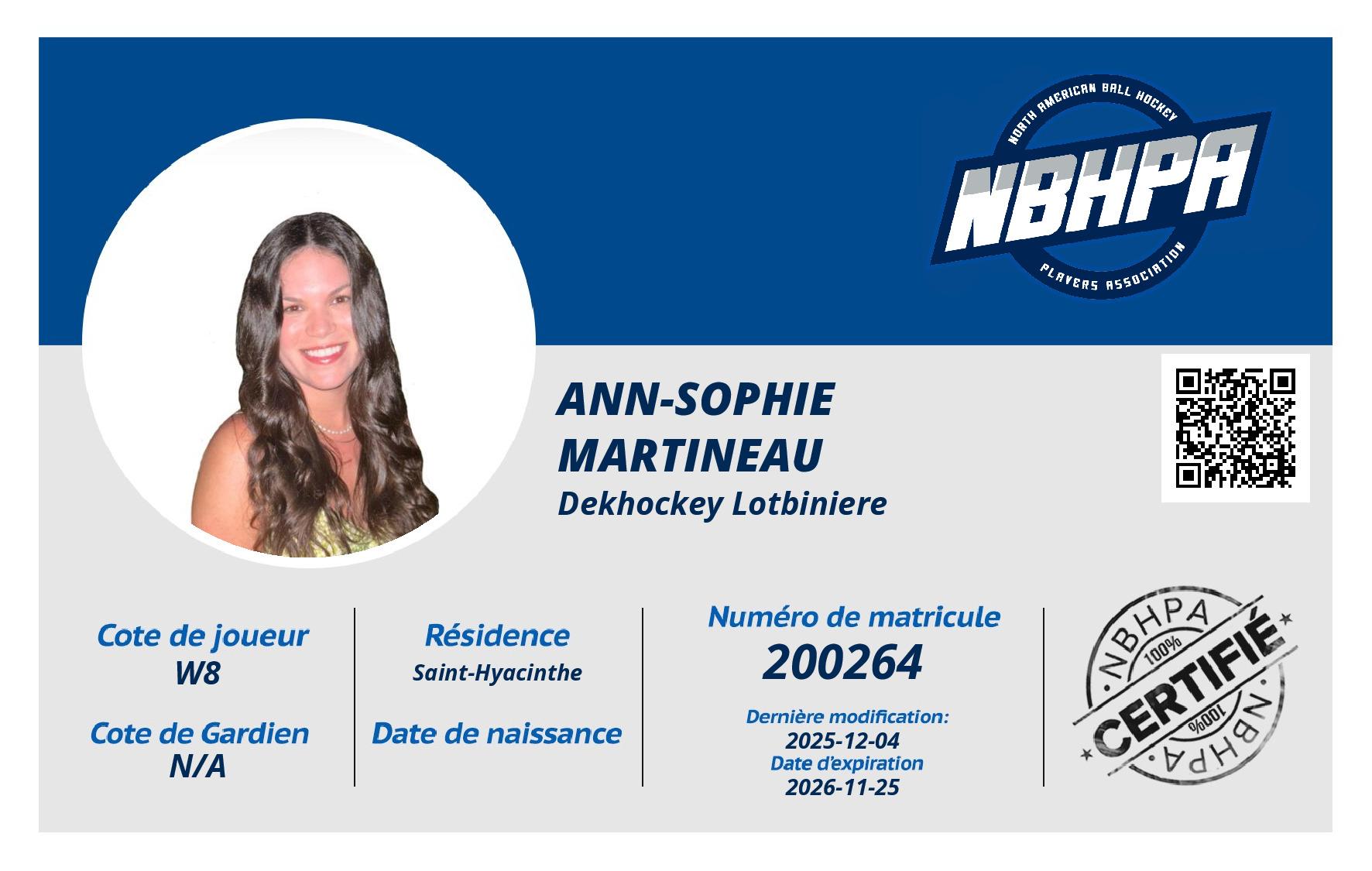 Ann-Sophie Martineau