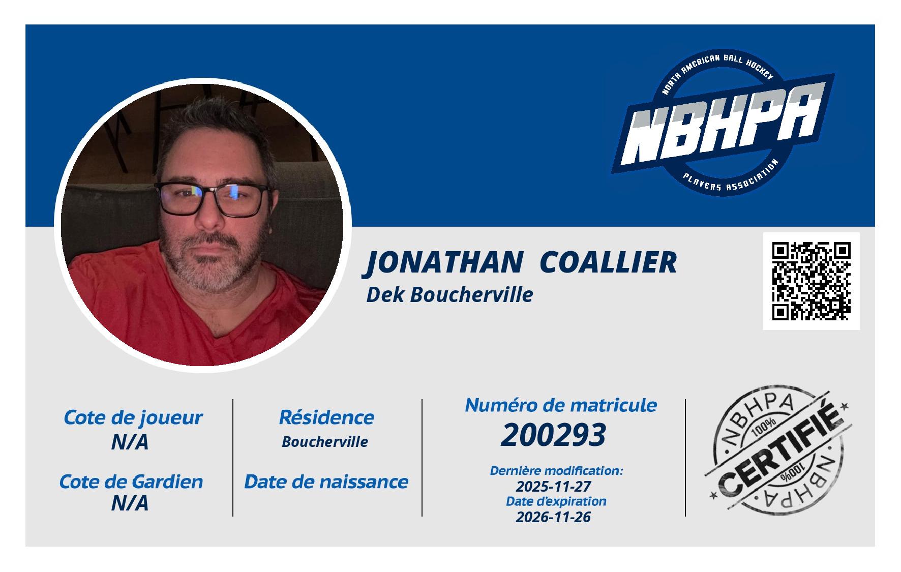 Jonathan  Coallier