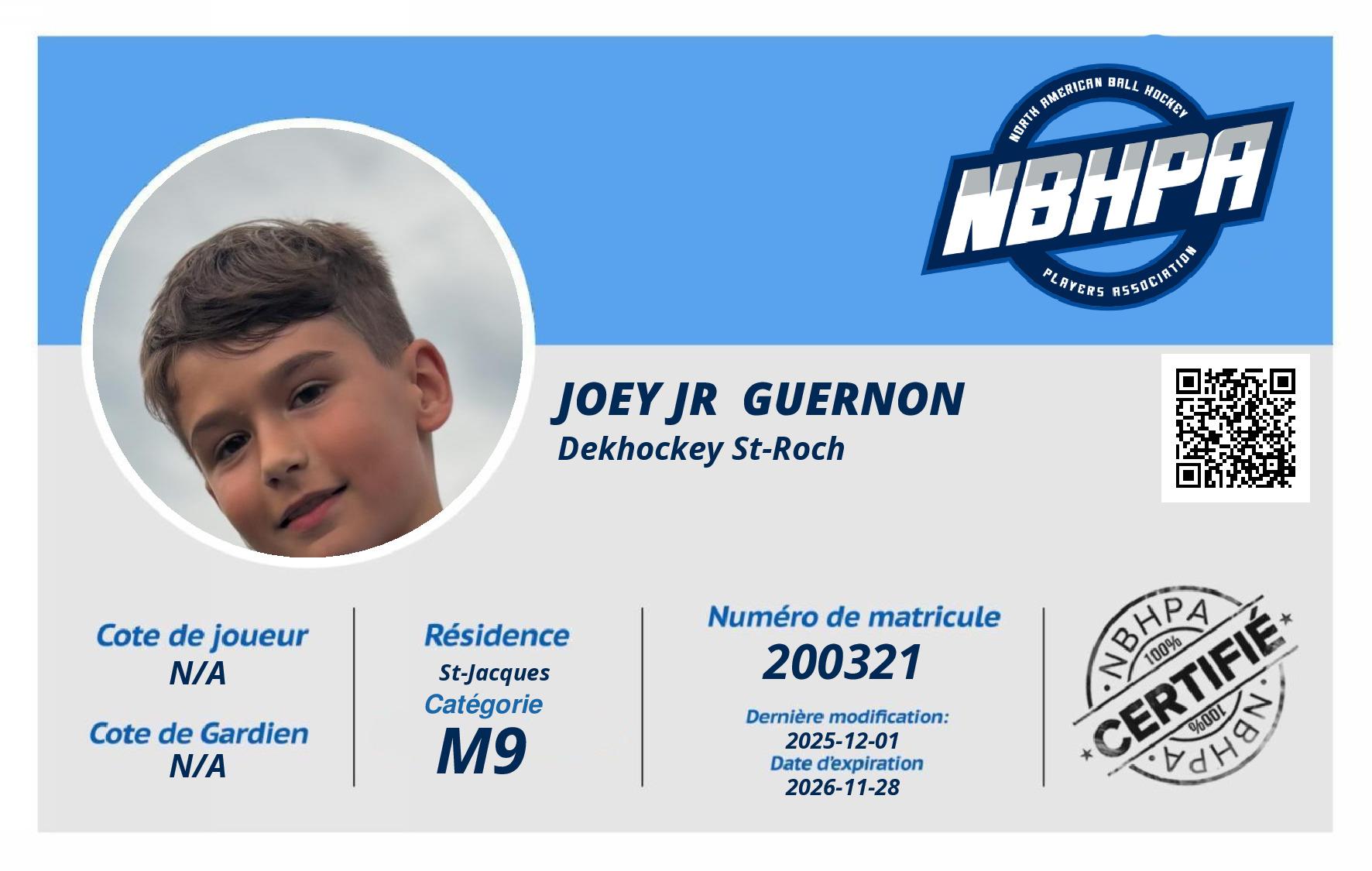 Joey jr  GUERNON 