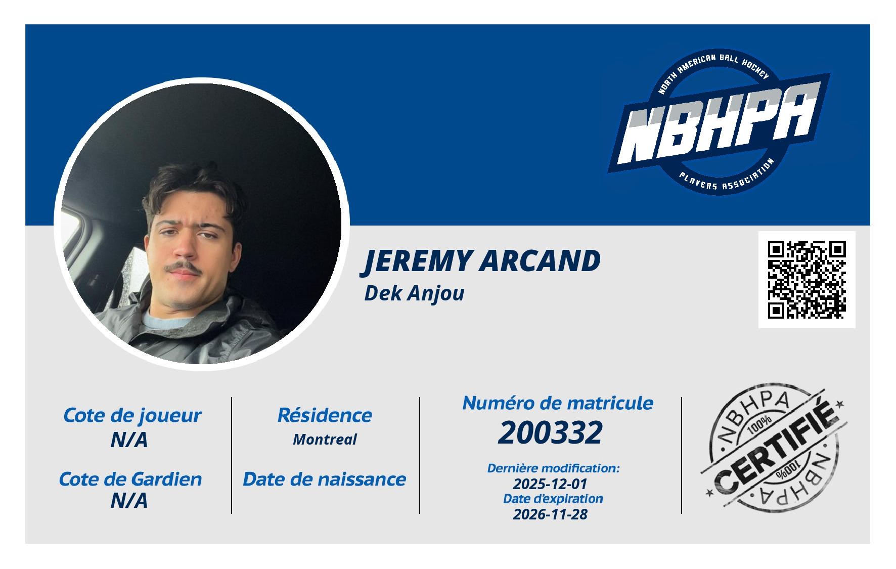 Jeremy Arcand