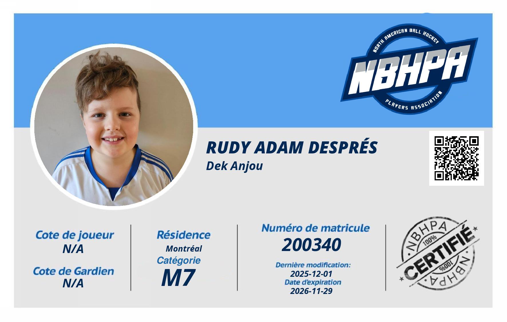 Rudy Adam Després 