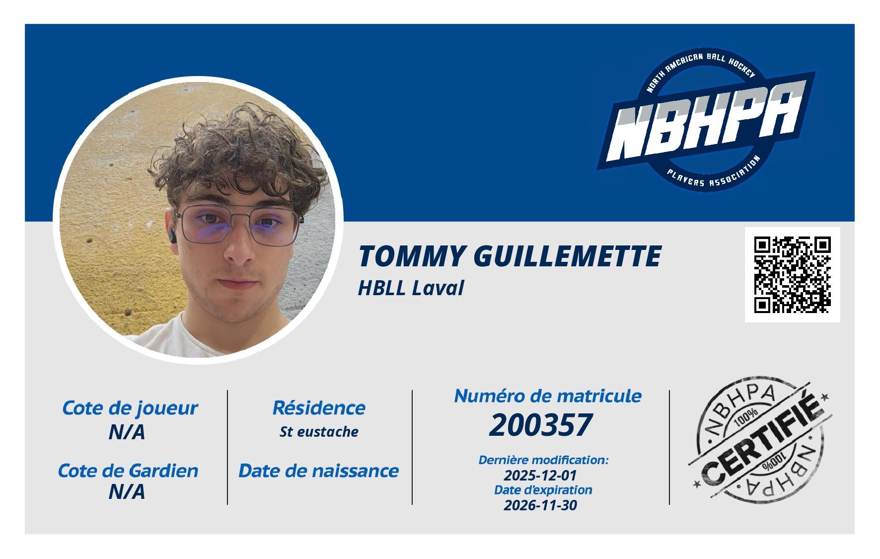 Tommy Guillemette 