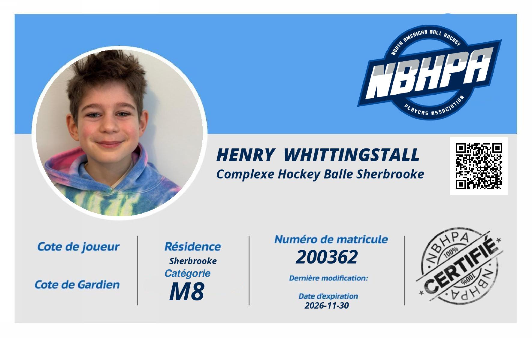 Henry  Whittingstall