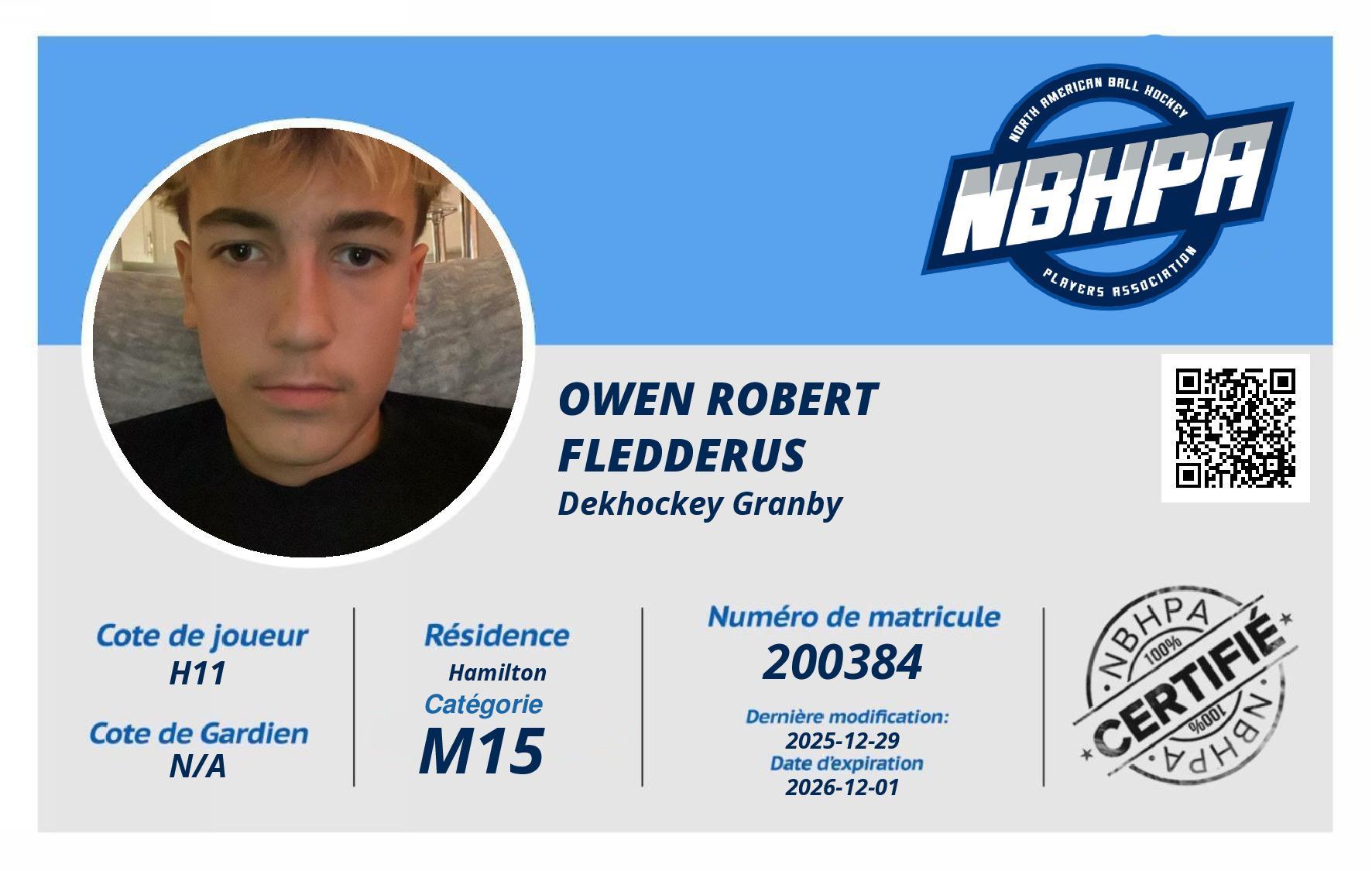 Owen Robert Fledderus